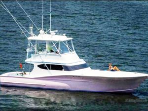 This is the famous Wet N Wilde Carolina Beach fishing charters boat operated by Capt. Keith Green